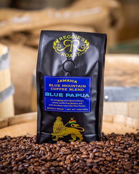 Jamaica Blue Mountain Papua Fresh Roast Coffee – Reggie's Roast Coffee