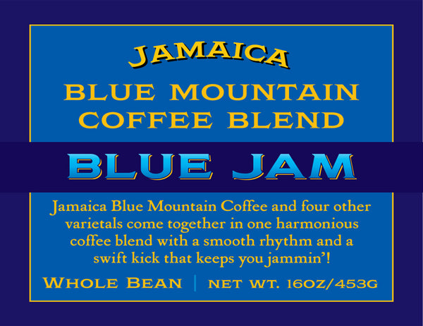 Blue Jam Blue Mountain Coffee – Reggie's Roast Coffee
