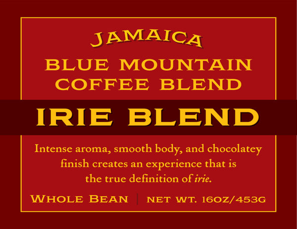 Jamaica Blue Mountain Coffee Blend Irie Coffee – Reggie's Roast Coffee